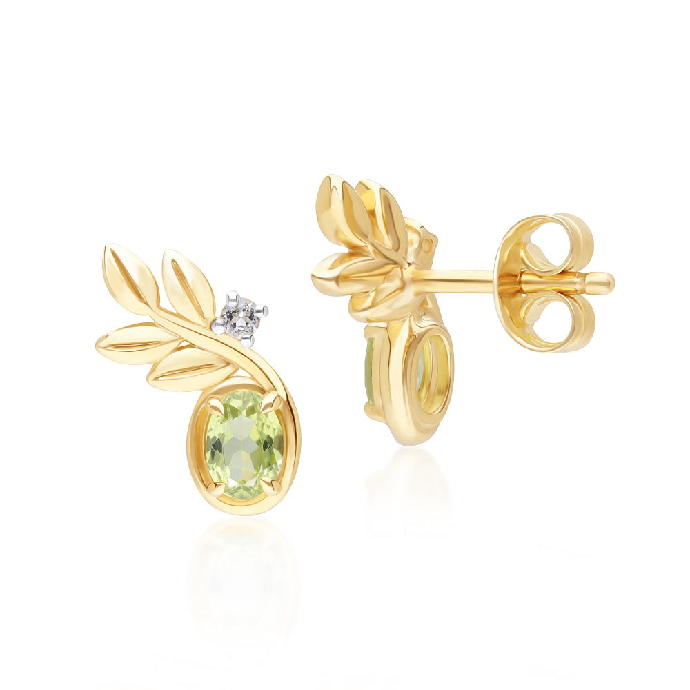 135E1859-01-9K-Yellow-Gold-Peridot-and-Topaz-Stud-Earrings