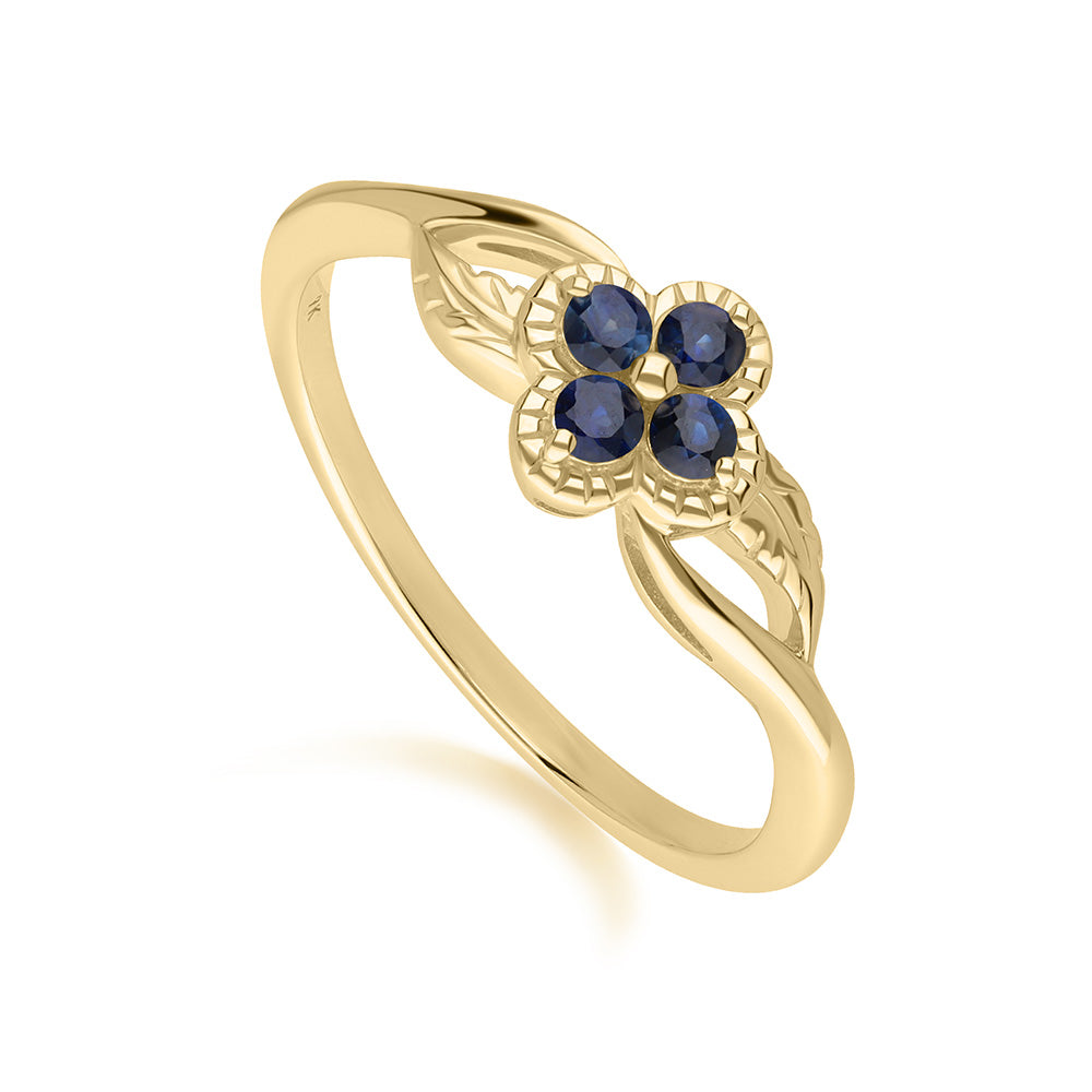 135R2123-02-9K-Gold-blue-sapphire-floral-vine-ring