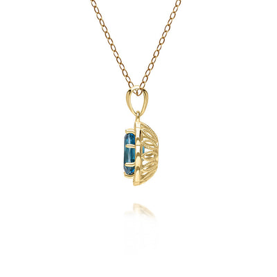 135P2095-01-9K-Gold-london-blue-topaz-classic-oval-halo-pendant