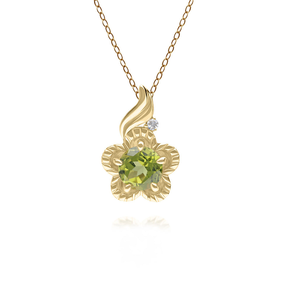 135P2097-02-9K-Gold-peridot-and-diamond-flower-pendant