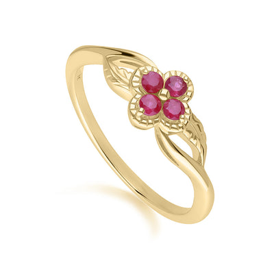 135R2123-03-9K-Gold-ruby-floral-vine-ring