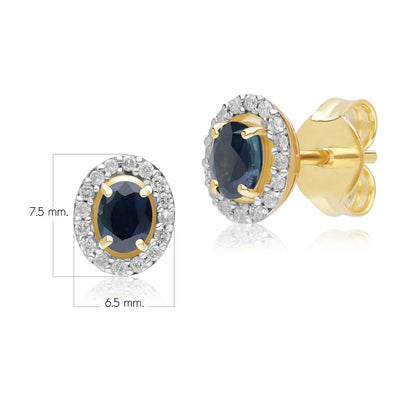 132E2503-04-Gold-Blue-Sapphire-Classic-Halo-Stud-Earrings