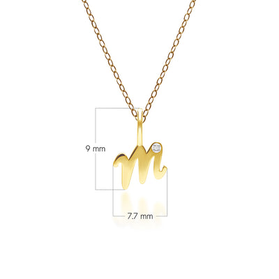 9K-Gold-Alphabet-M-Pendant