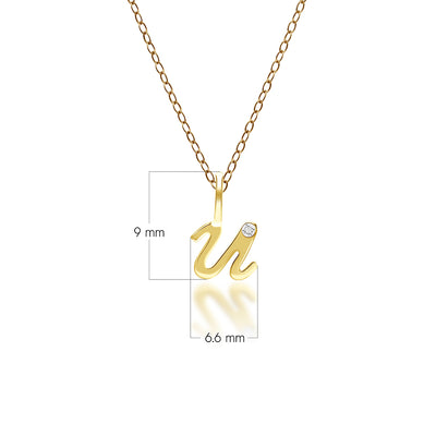 9K-Gold-Alphabet-U-Pendant