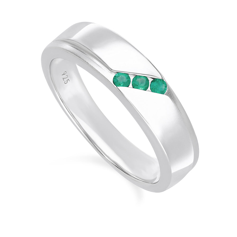 253R7143-06-Silver-Three-Stone-Emerald-Ring