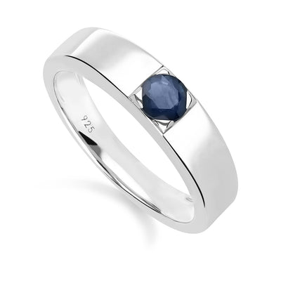 253R7144-01-Silver-Blue-Sapphire-Single-Stone-Ring