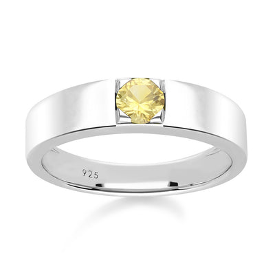 253R7144-03-Silver-Yellow-Sapphire-Single-Stone-Ring
